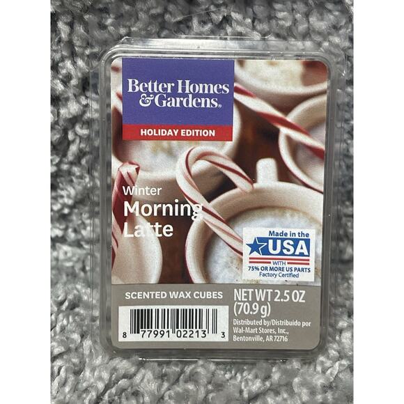 Winter Morning Latte Better Homes & Gardens Scented Wax Melts Holiday Edition - Picture 1 of 9